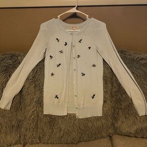 Light blue cardigan